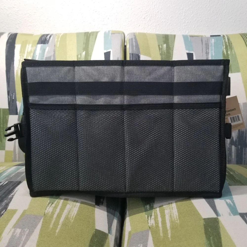 Pacific Coast Trail Portable Condiment Bag Small Car Trunk Storage Case In Gray